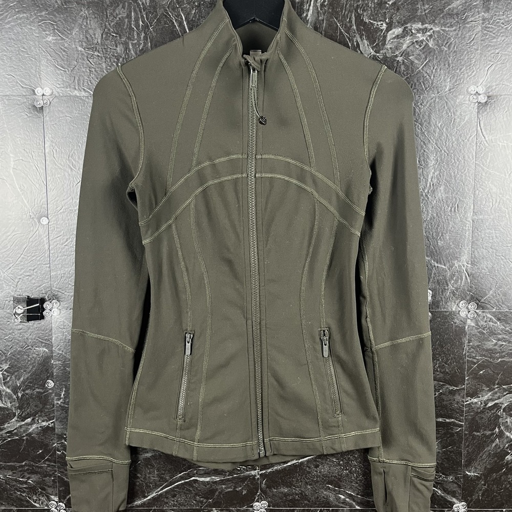 Lululemon Women's Green Running Define Jacket Size 2